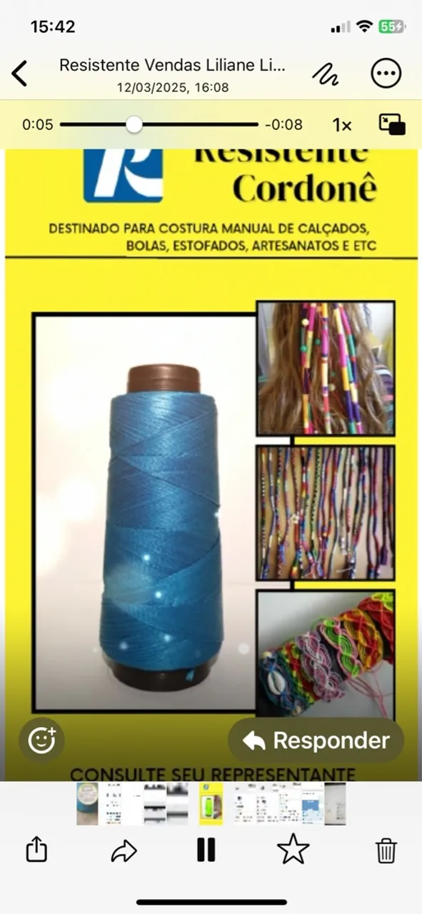 Linha Cordonê e encerado