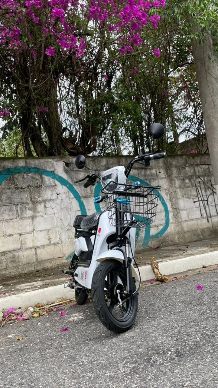 Bicicleta Elétrica Scooter Yiwu Vitte Plus Bivolt 800w 48v - Foto 5