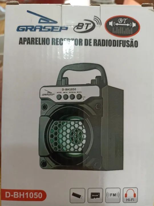 Caixa de Som Bluetooth Grasep D-BH1050