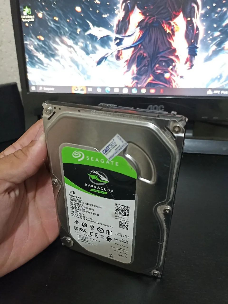 HD Seagate BarraCuda 1TB SATA 6Gb/s 7200RPM 64MB - Foto 3