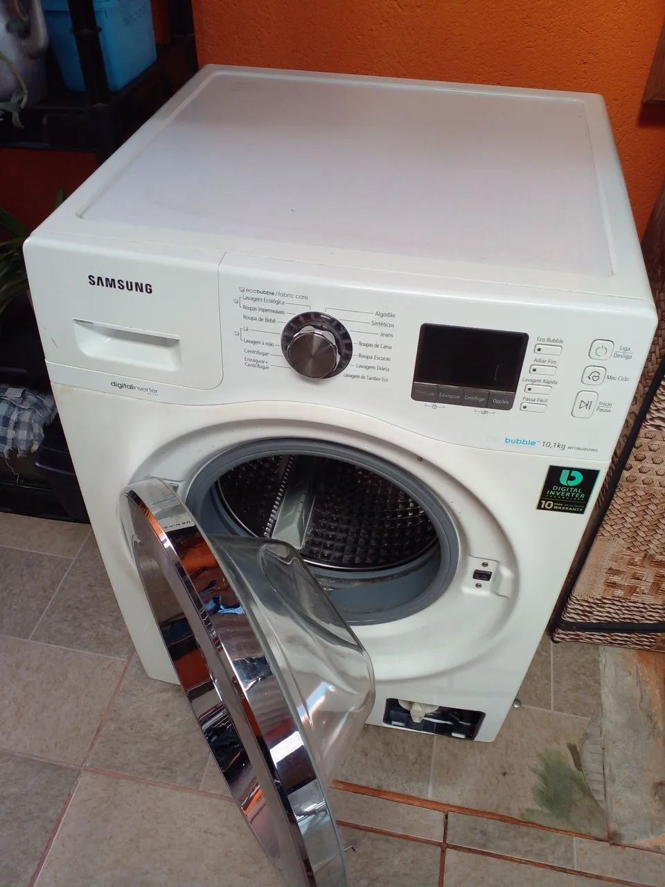 Máquina de Lavar Roupa Samsung 10,1kg Bubble Eco - Foto 4