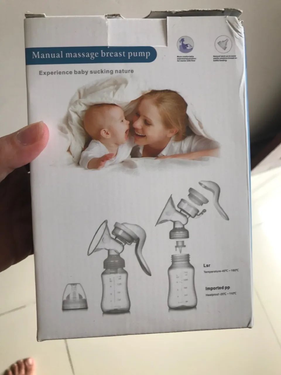 Bomba de Leite Manual para Bebê