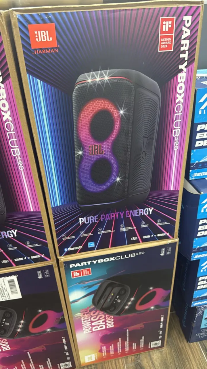 JBL PARTYBOX 120 LACRADA ULTIMAS PEÇAS.