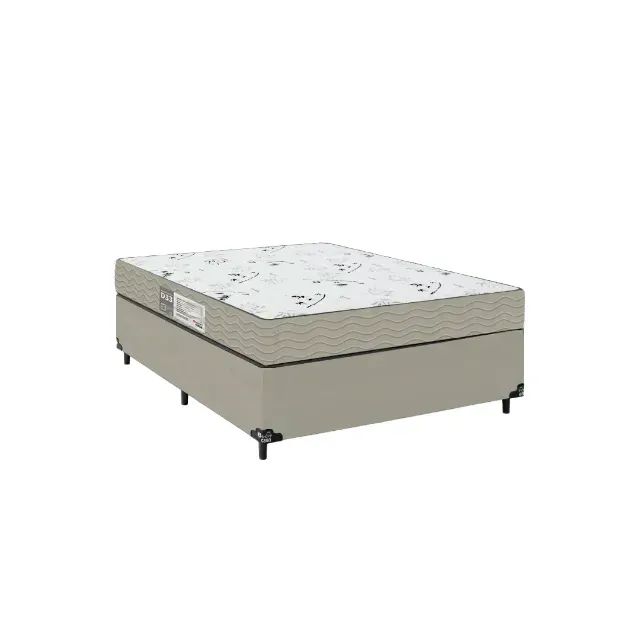 Cama Box de Casal e Colchão D33
