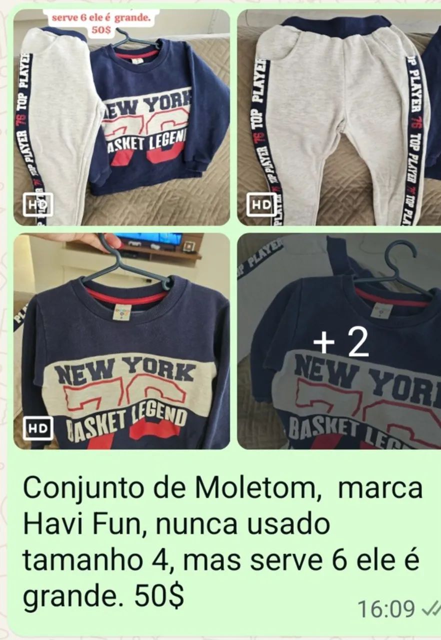 Conjunto Moletom  Havi Fun 