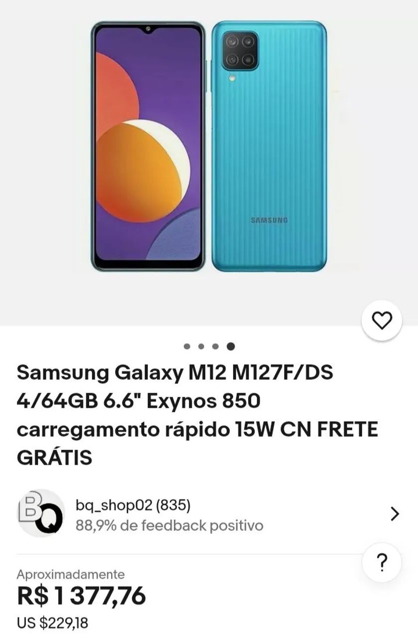 Celular samsung M12