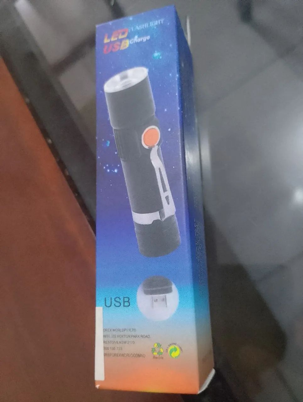 Lanterna led recarregável usb - Foto 4