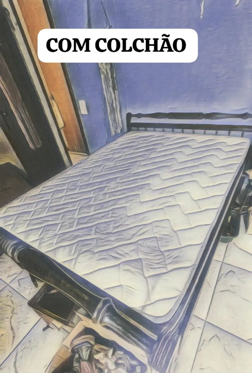 Cama de casal ortopédica