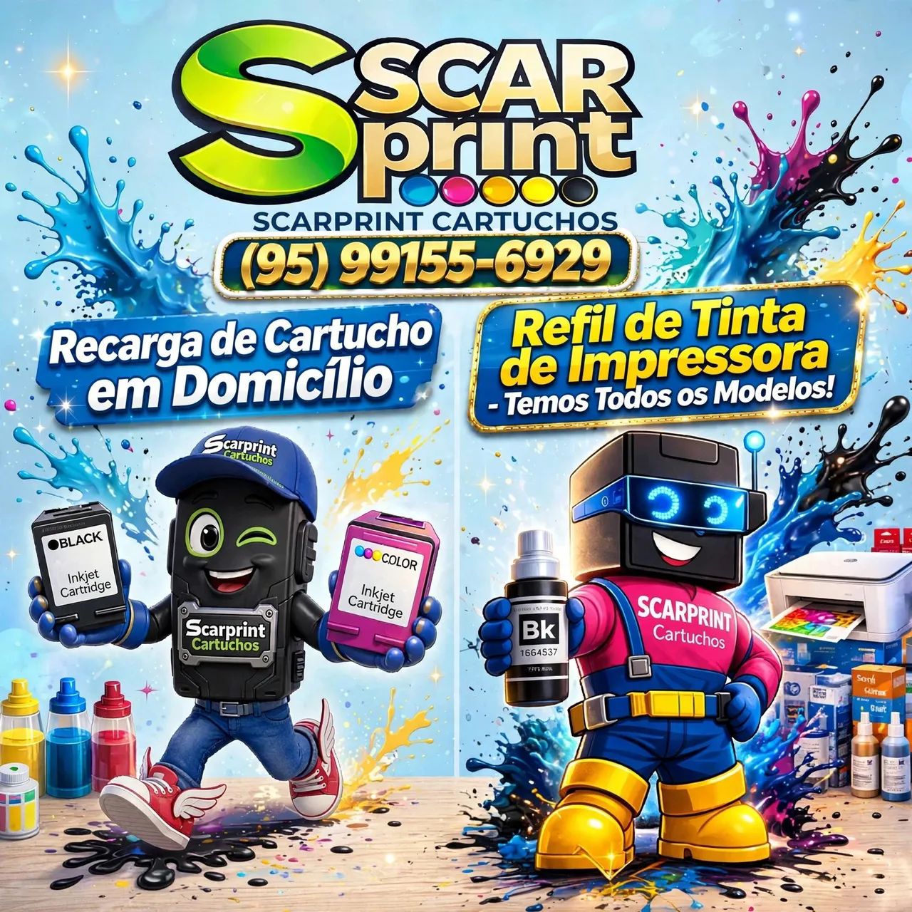 Suprimentos vendas e recargas de impressoras  - Foto 2