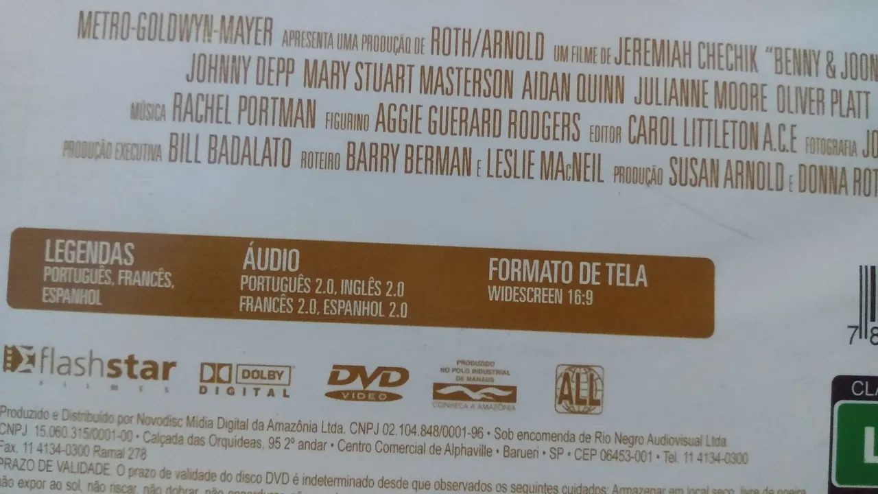 DVD original benny e joon.  - Foto 5