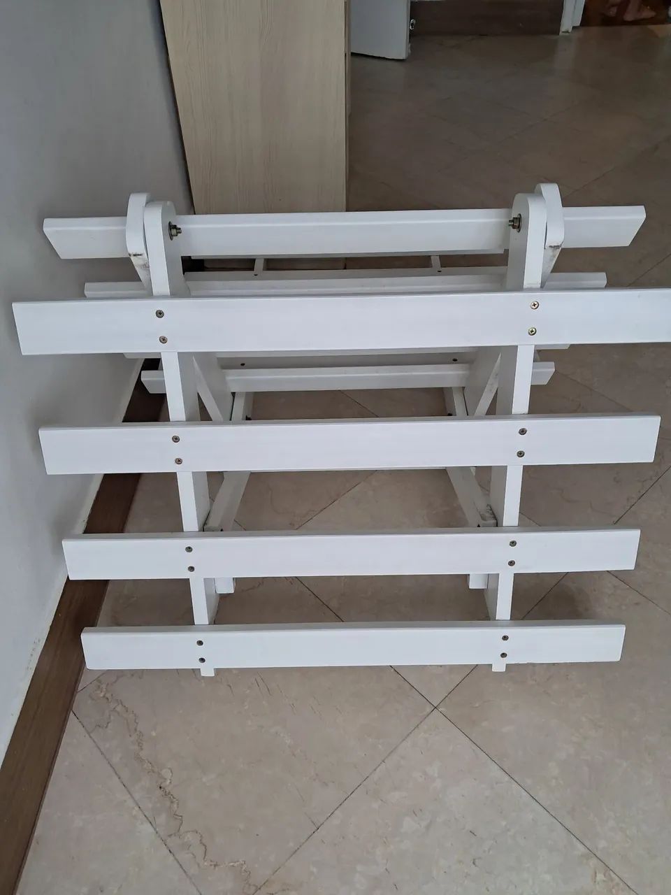 Futon cama e poltrona com base em madeira  - Foto 5