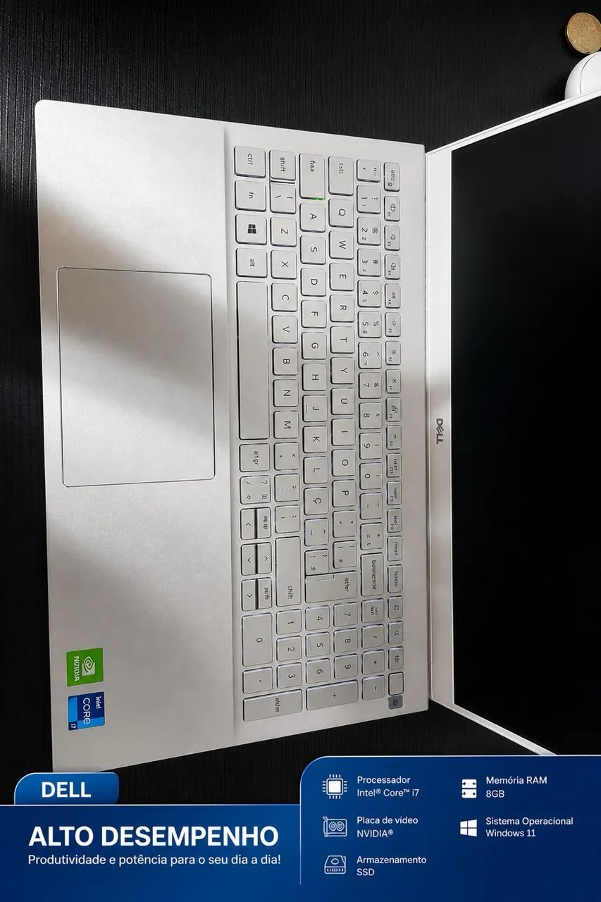 Notebook Dell lindo e poderoso para vender hoje - Foto 3
