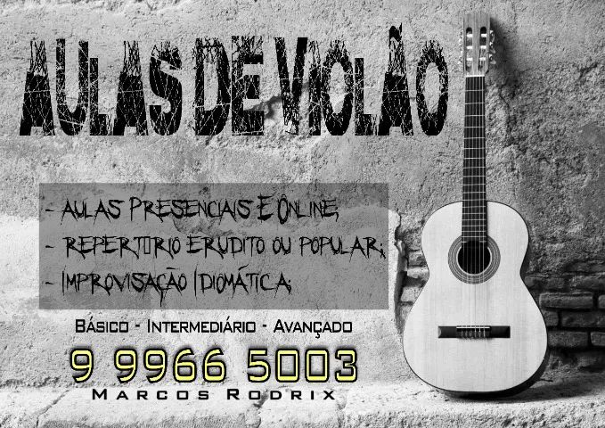 AULAS DE VIOLÃO ERUDITO E POPULAR EM UBERLÂNDIA MG