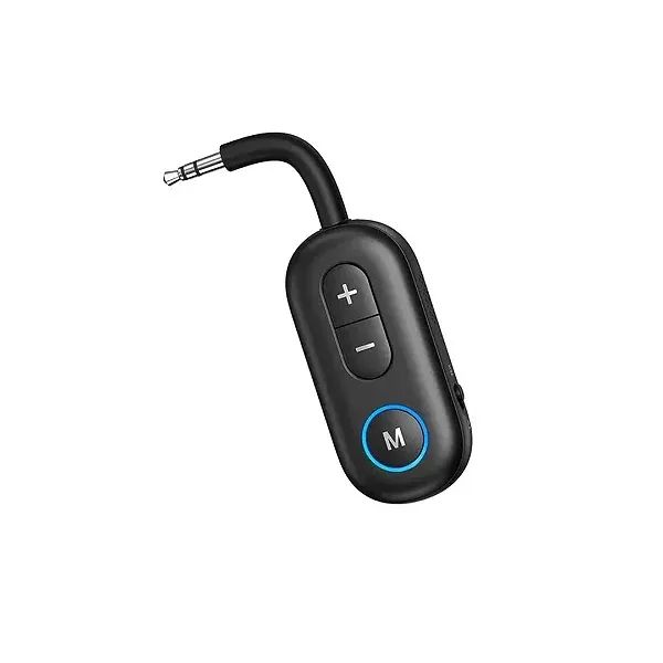 Adaptador Transmissor e Receptor Bluetooth 5.3 P2 2 em 1 com Microfone e Bateria - VAORLO - Foto 4