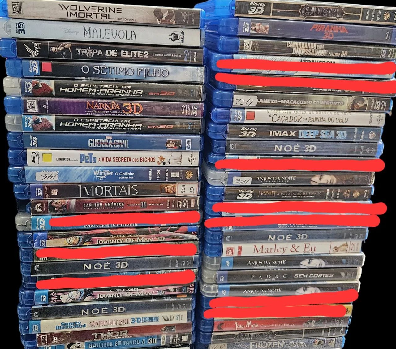 Blu ray 3d - Filmes Diversos - Disney - Marvel 