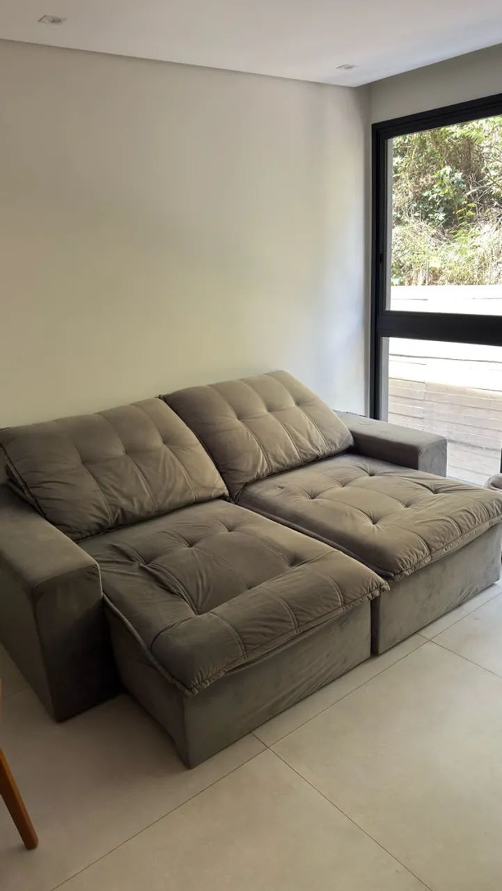Vendo Sofá Retrátil e Reclinável  - Foto 4
