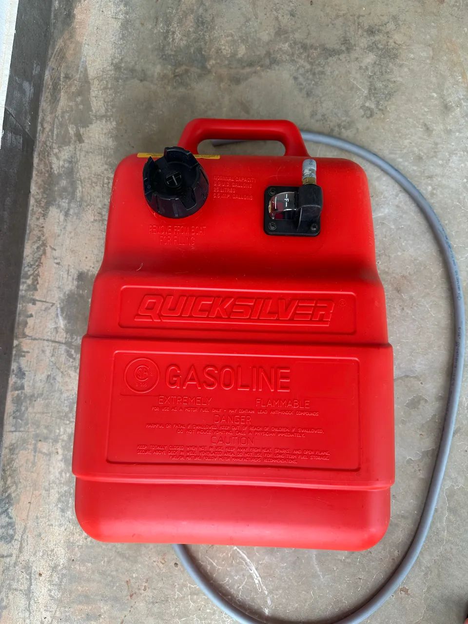 Tanque de combustível QuickSilver 25L para motor de polpa - Foto 3