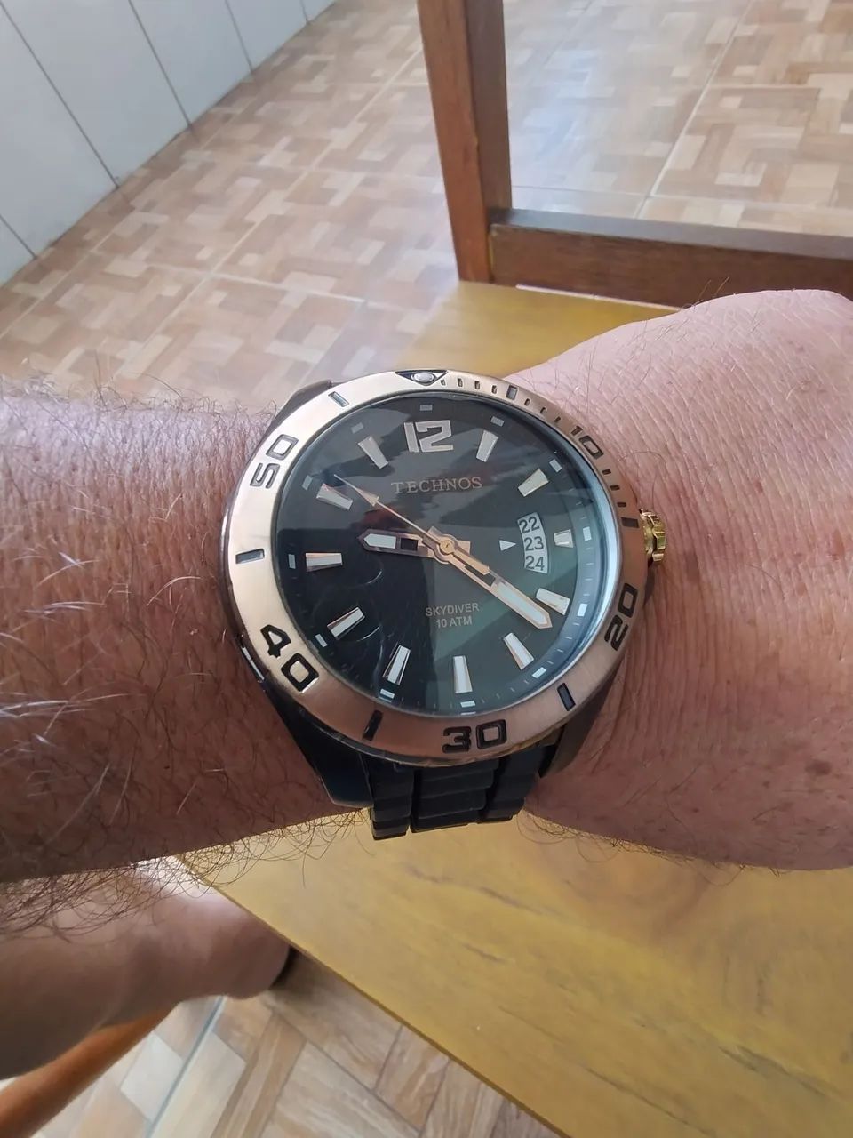 Technos Skydiver vidro e caixa curva  - Foto 2