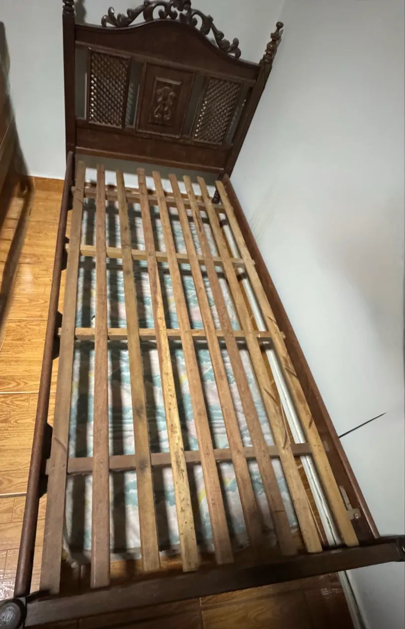 Cama de solteiro de sucupira - Foto 3