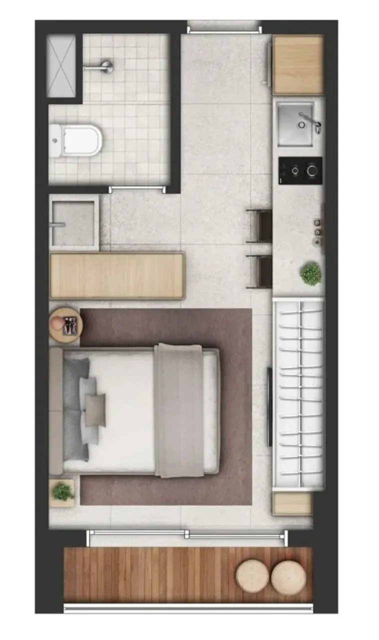PLANTA 22m²