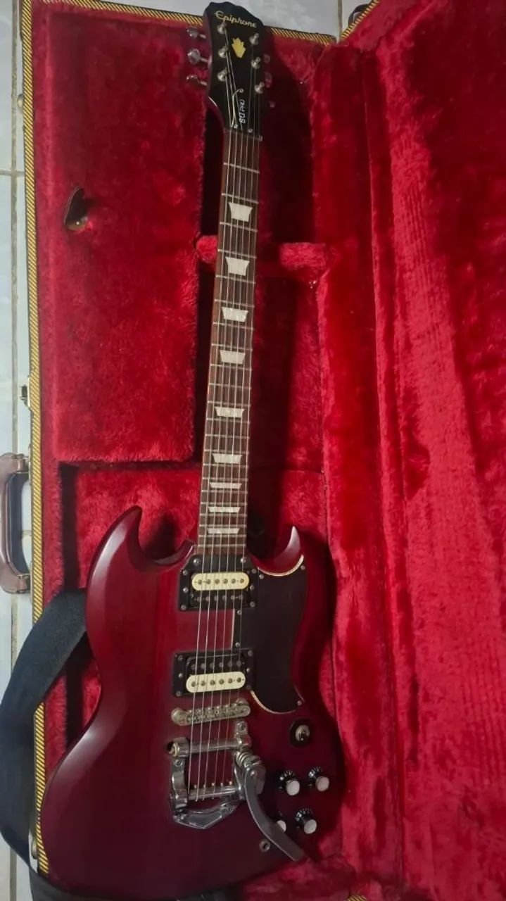 Guitarra Epiphone SG G 400 pro com case tagima  - Foto 2