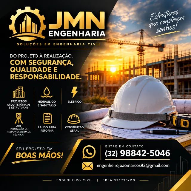 Projetos arquitetônicos e estruturais 