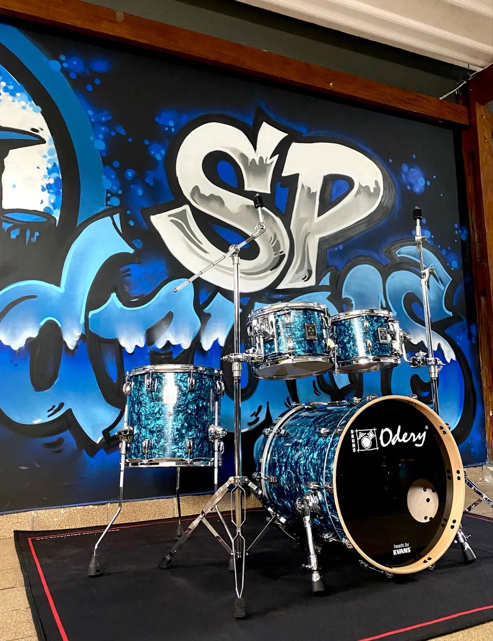 Bateria Odery New Eyedentity Blue Cave Maple Birch Nova Shell Pack - Foto 5