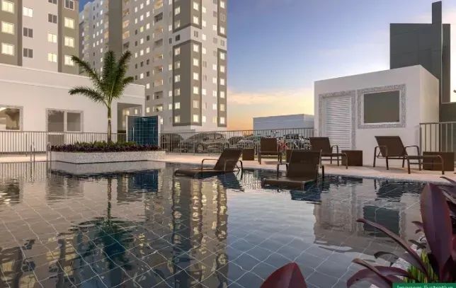 Imóvel para venda possui 41 metros quadrados com 2 quartos - Foto 2