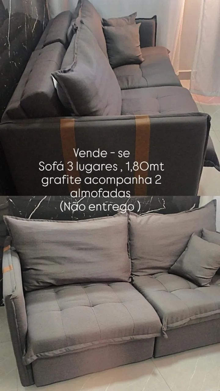 Sofá 3 lugares retrátil  - Foto 3