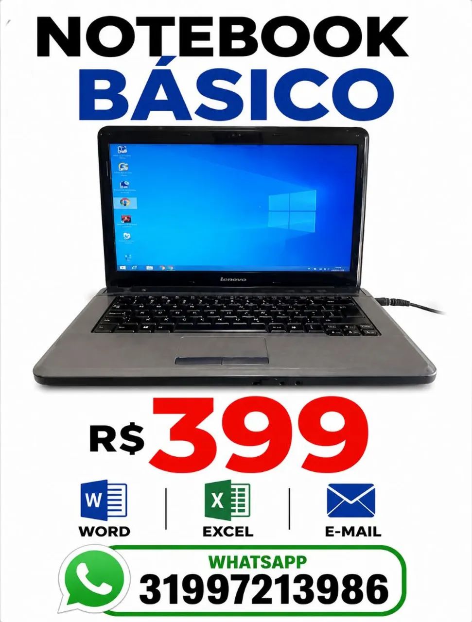 NOTEBOOK BÁSICO - PRECINHO R$399- 03/09/26