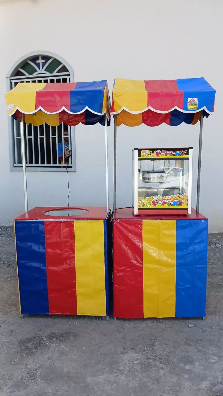 Aluguel de pula pula algodão-doce e pipoca  - Foto 2
