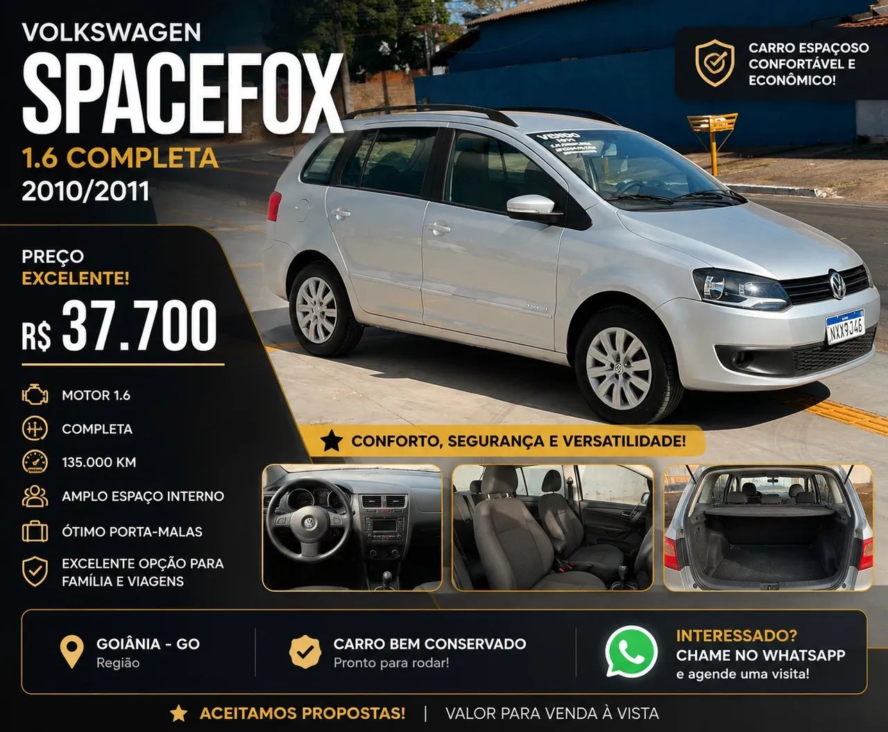 Volkswagen Spacefox SPACEFOX 1.6/ 1.6 Trend Total Flex 8V 5p 2011