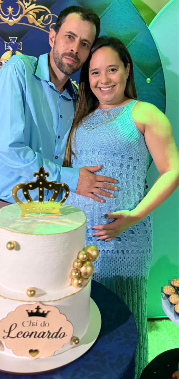 Vestido rendado azul  - Foto 2