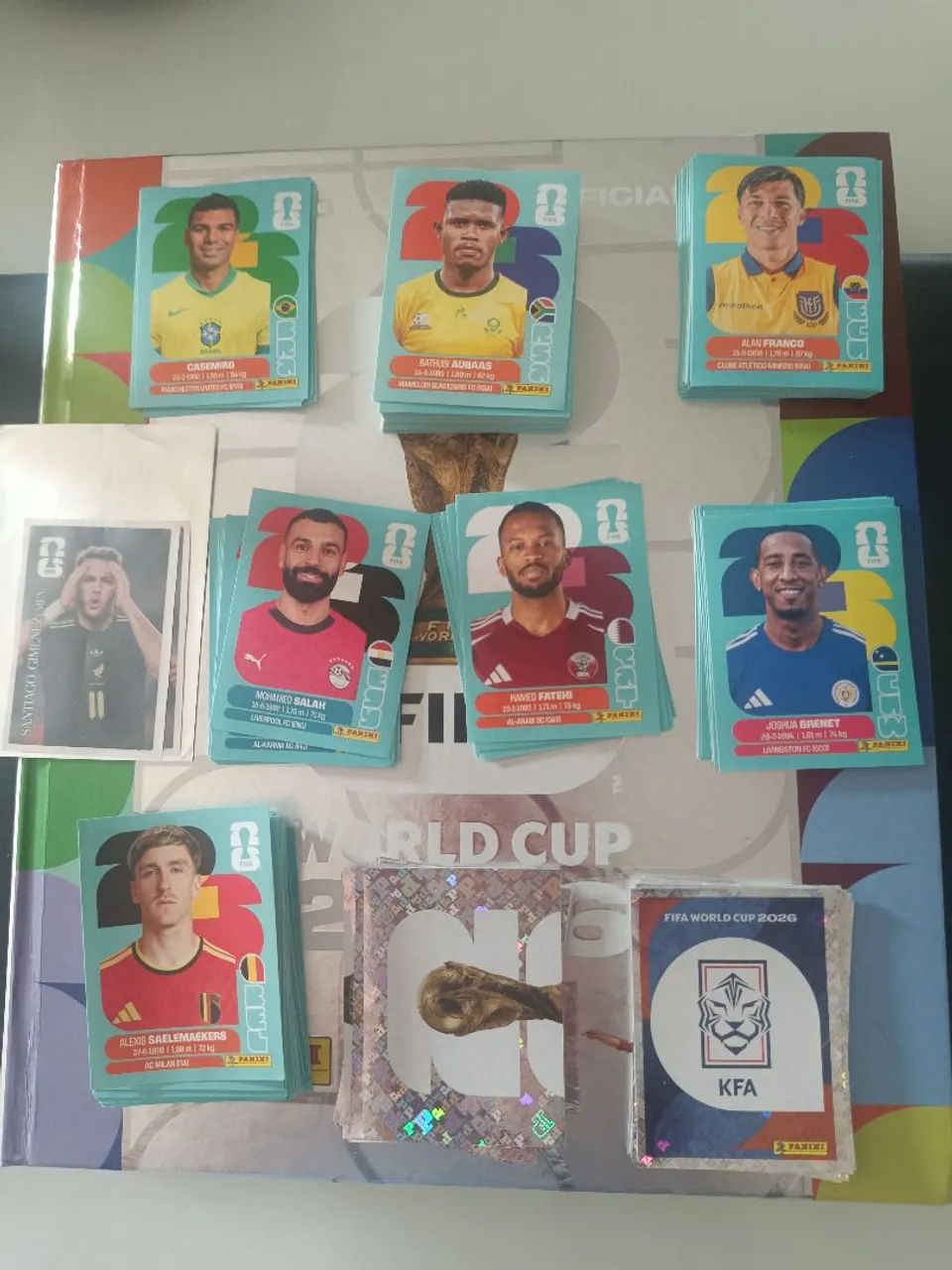 Vendo figurinhas da copa 2026