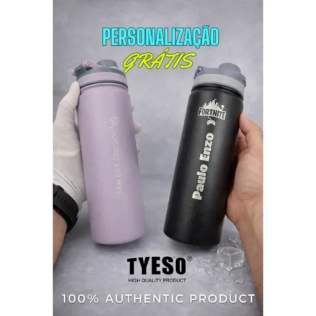Garrafa Térmica Tyeso Original Personalizável