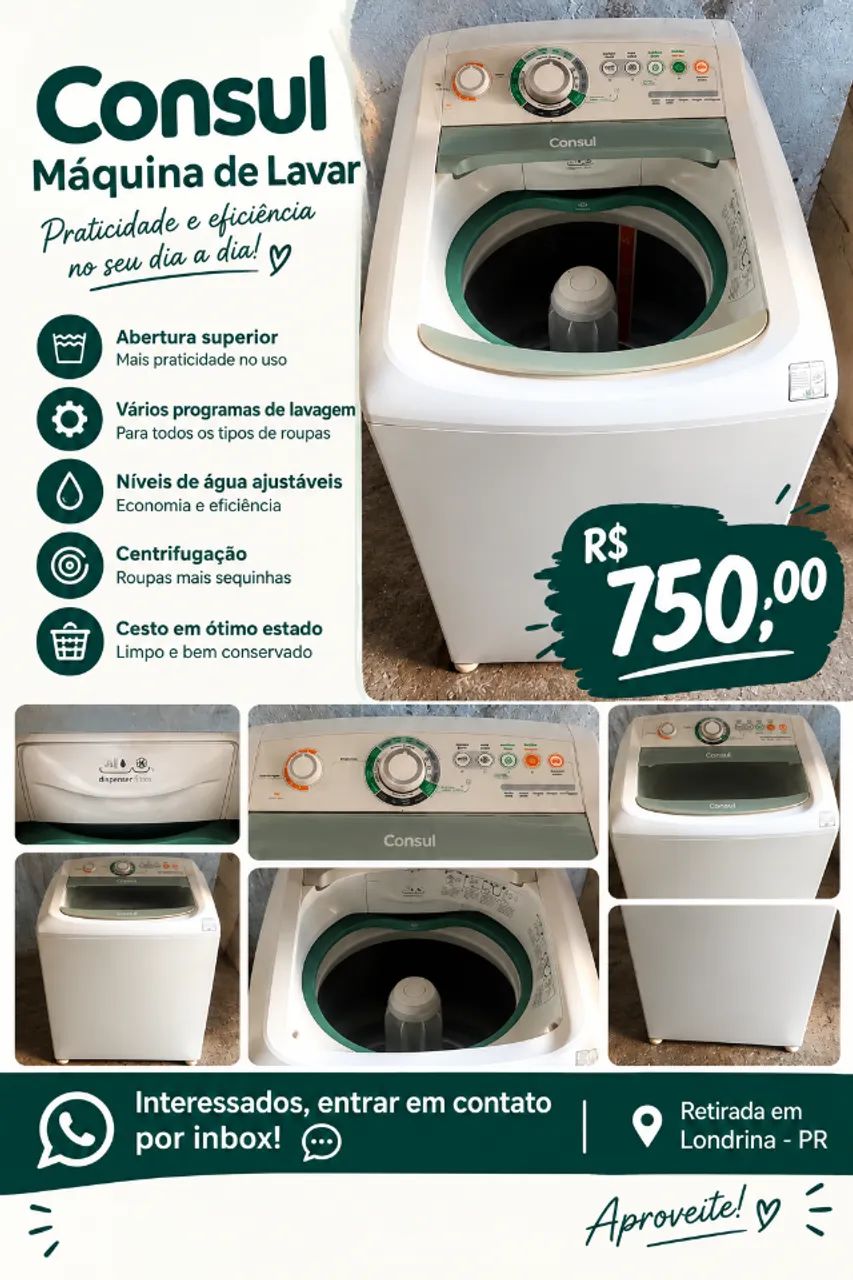 Máquina de lavar 