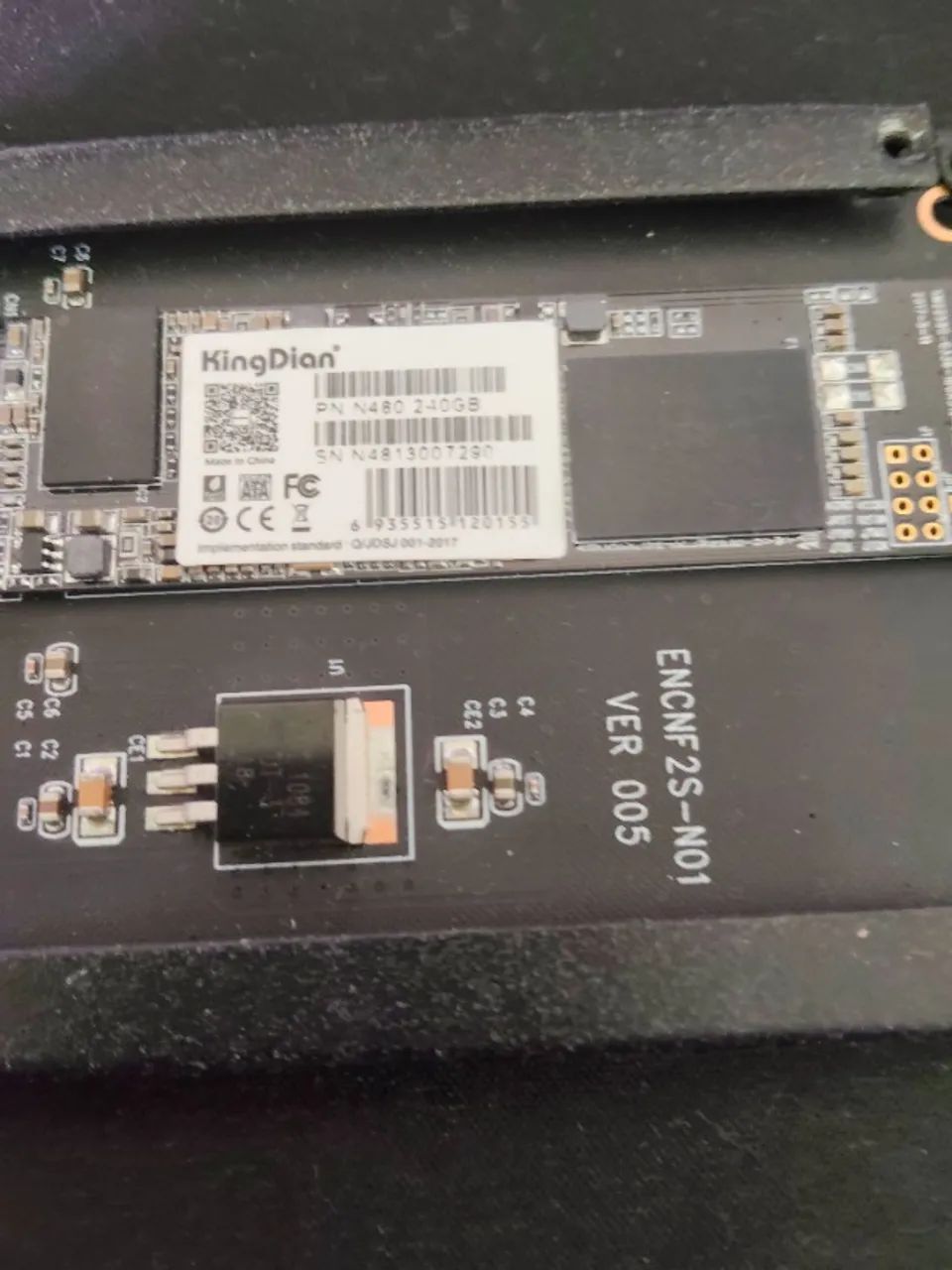 Sdd NGFF Kingdyan 240GB + case Sata - Foto 2