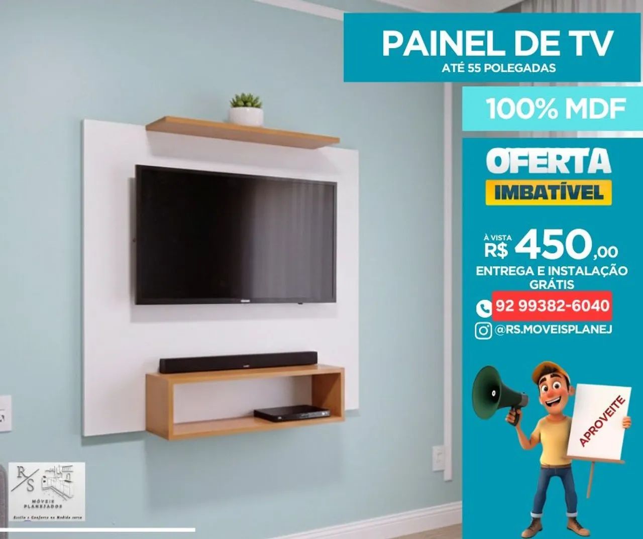 Painel de Tv ate 55 Polegadas - Foto 5