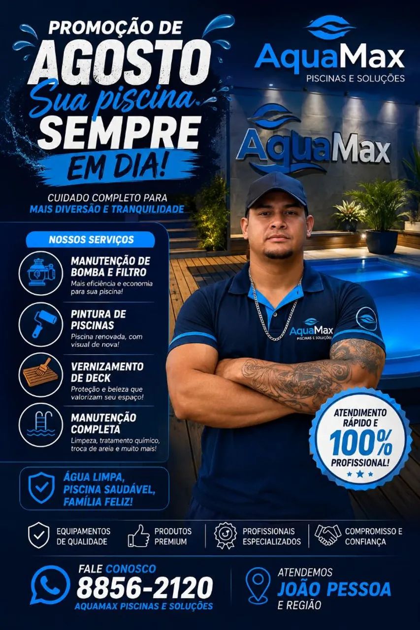 Piscineiro manutenção em geral 