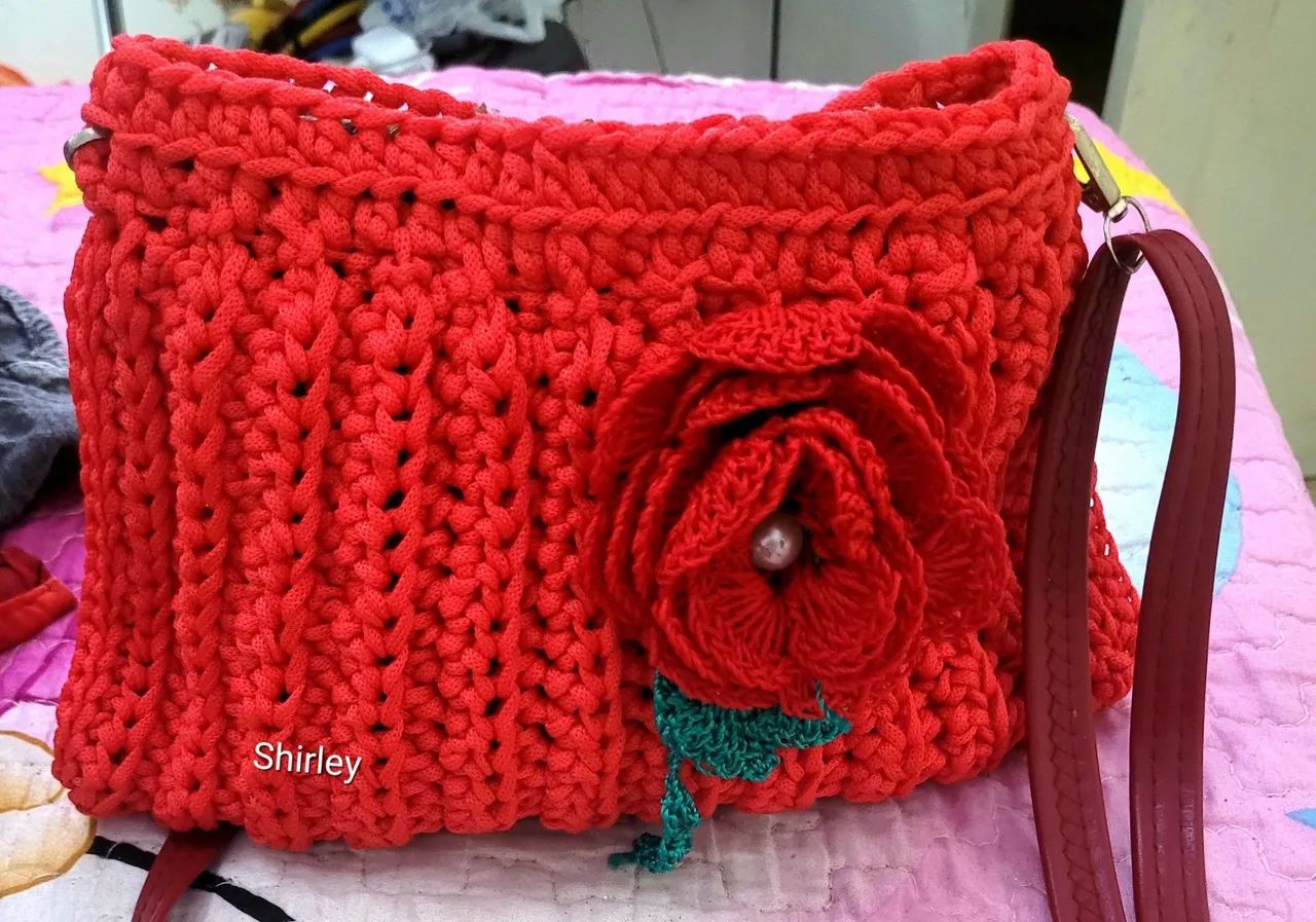 Bolsa de crochê  - Foto 3