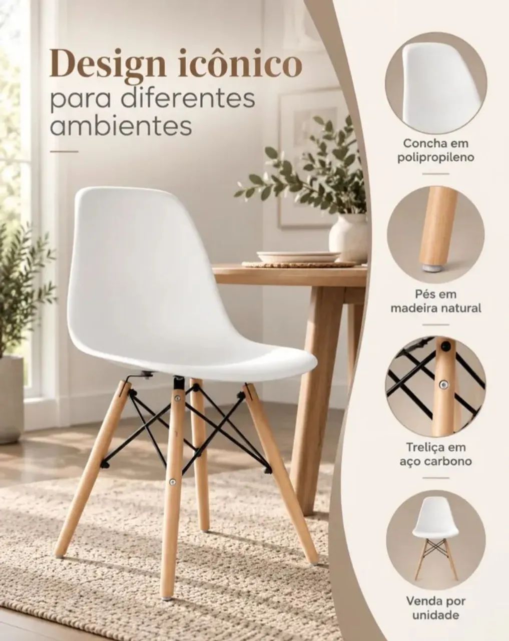 Cadeira jantar  - Foto 2