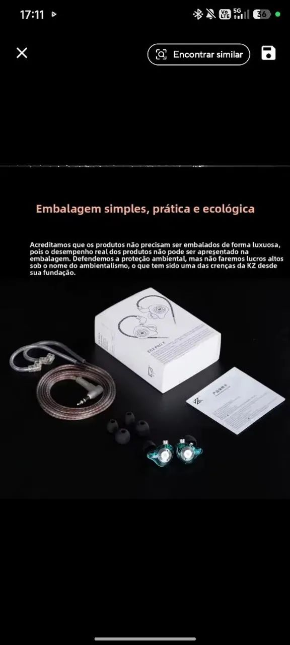 Fone KZ EDX PRO X - Foto 3