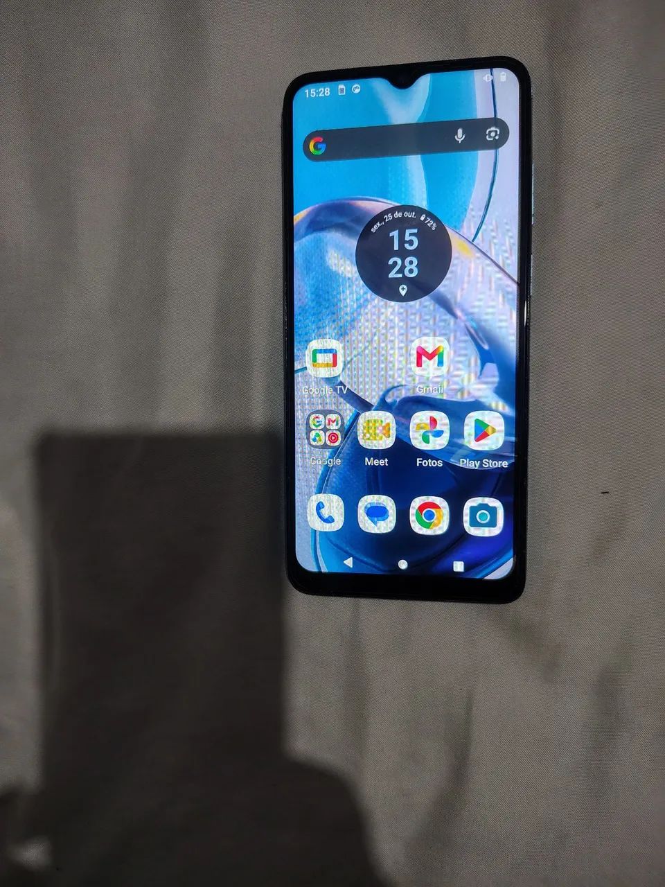 Cel moto E 22 funcionando perfeitamente sem nenhum defeito vai película  - Foto 3