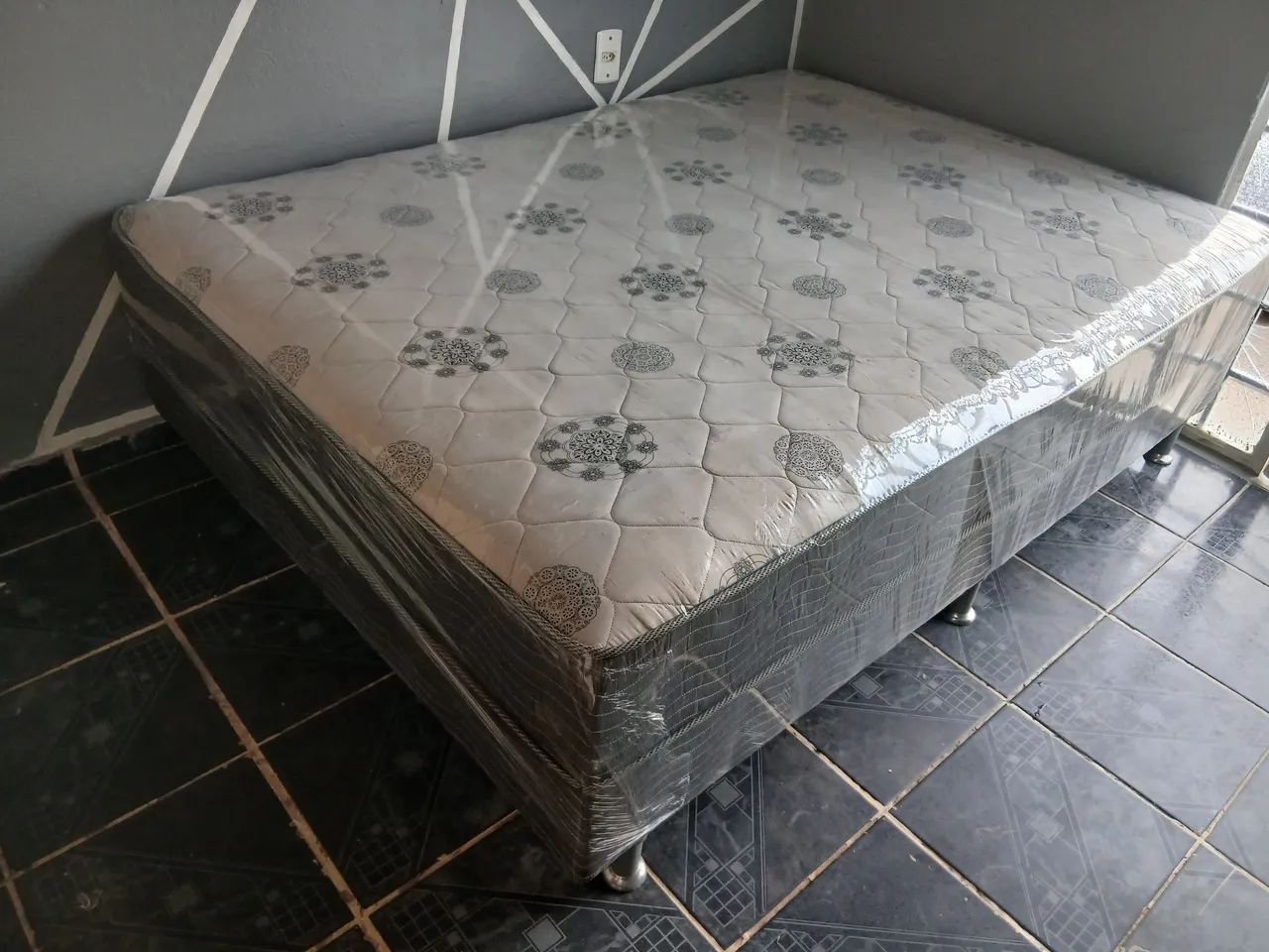 Cama box casal de espuma higienizada - Foto 3