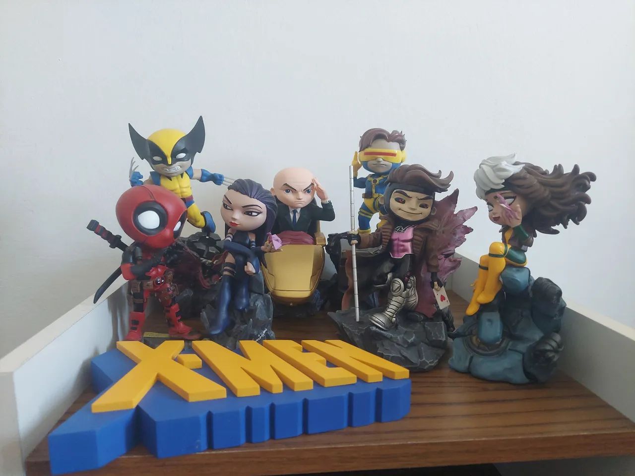 Set Minico x-men Iron studios 7 figura 