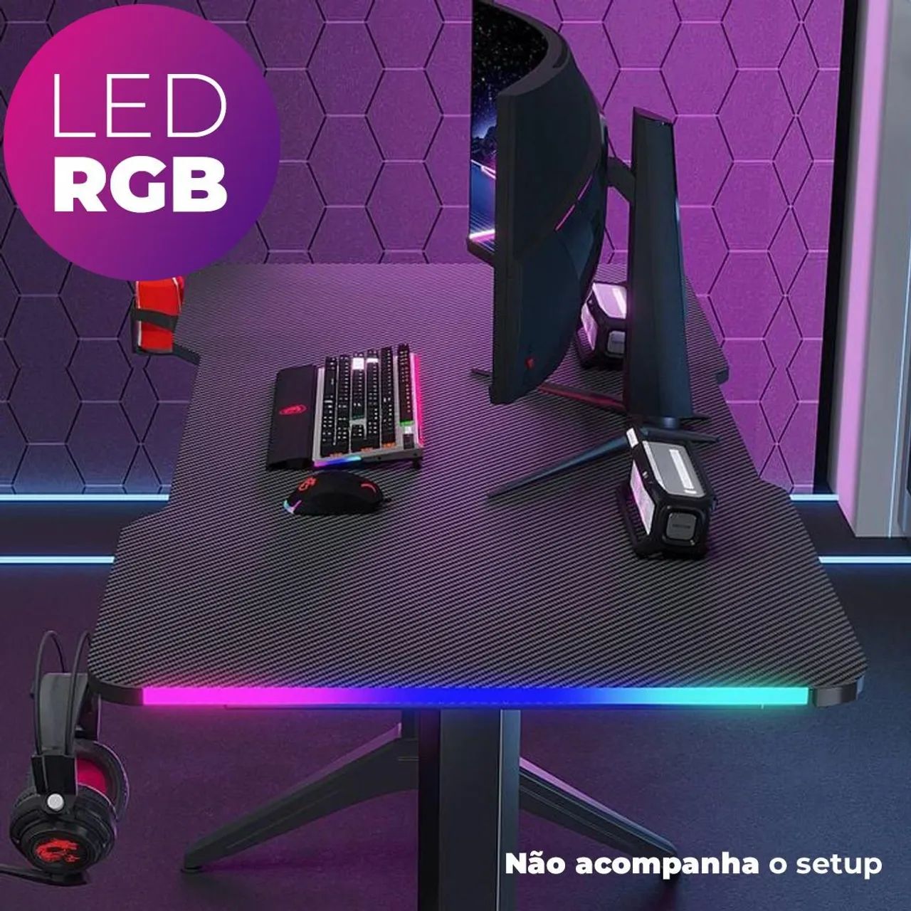 Mesa gamer Delta  - Foto 4