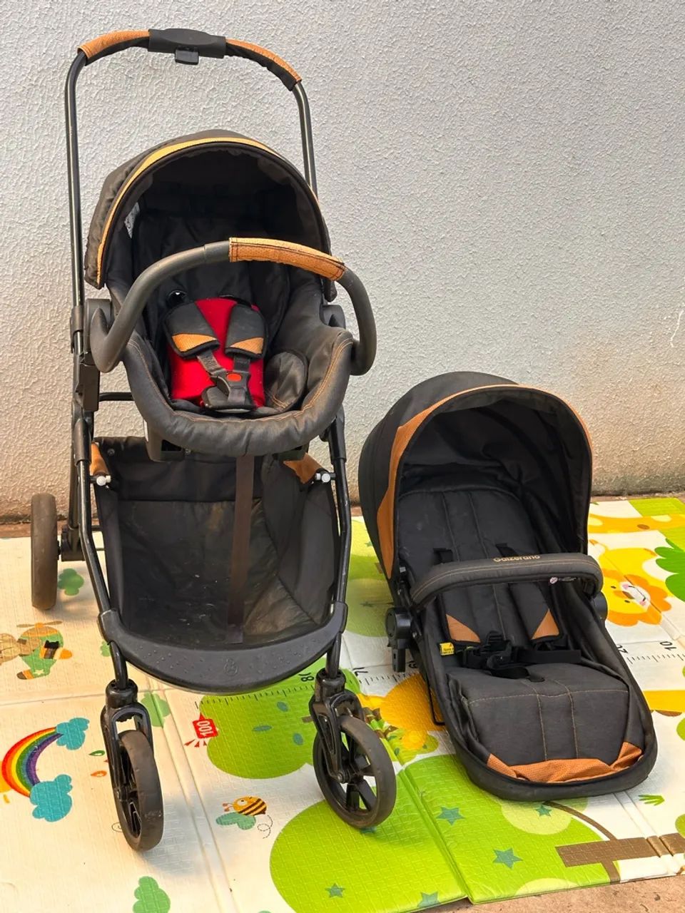 Carrinho + bebê conforto 