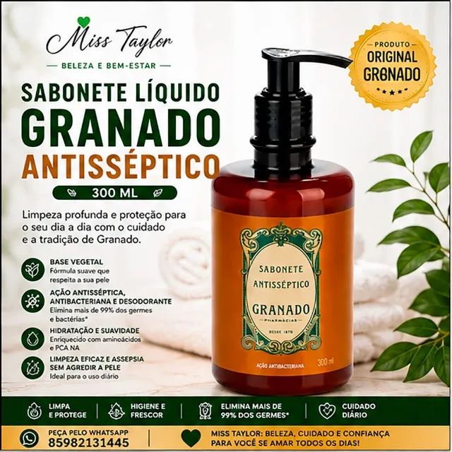 Sabonete Líquido Granado Antisséptico 300 ml - CM0057 - Foto 2