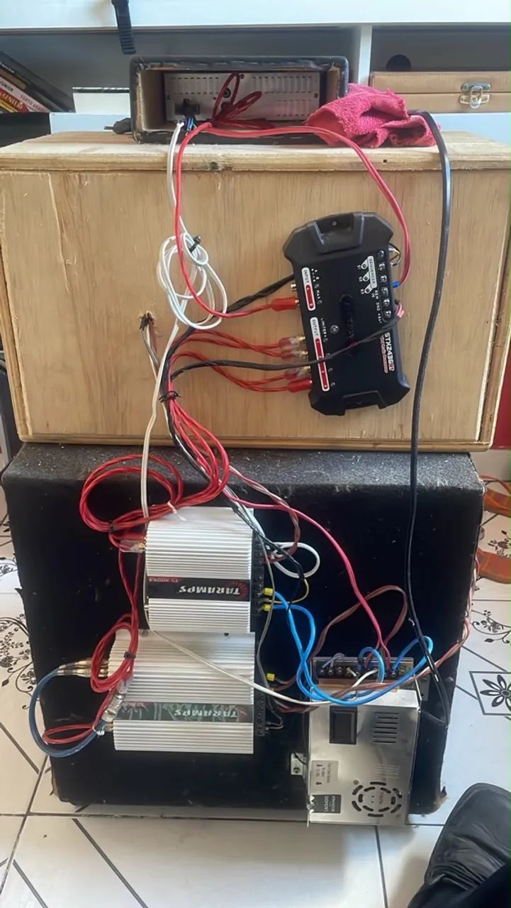 Som completo com 2 módulos e processador  - Foto 2