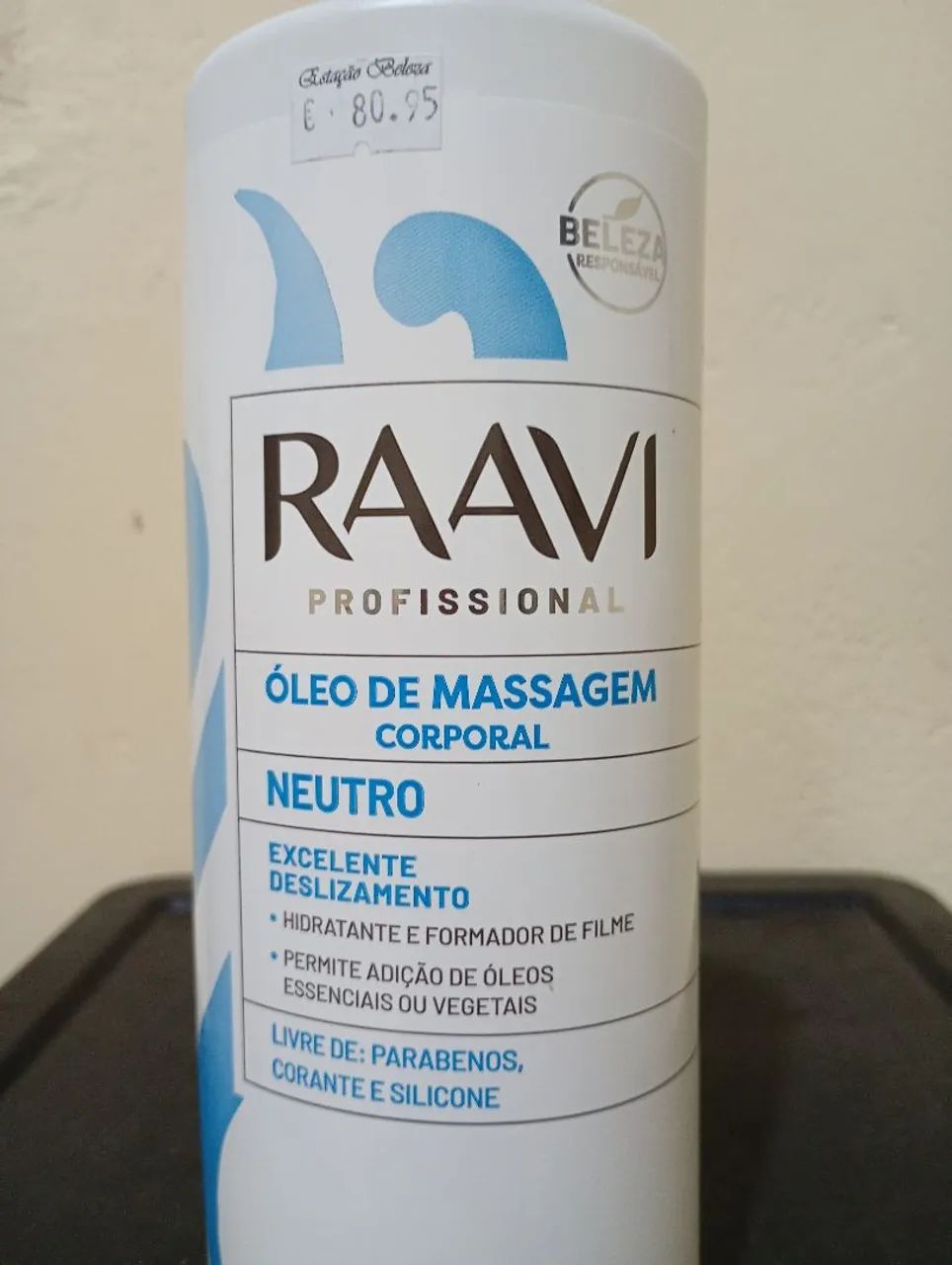 Óleo de massagem neutro 